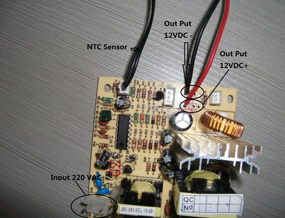 Controlador de temperatura termoelétrico para o condicionador de ar TÉCNICO