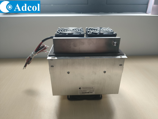 Conjunto Termoelétrico Ar-Ar de 110W projetado para gabinetes eletrônicos, refrigeração e câmaras ambientais.
